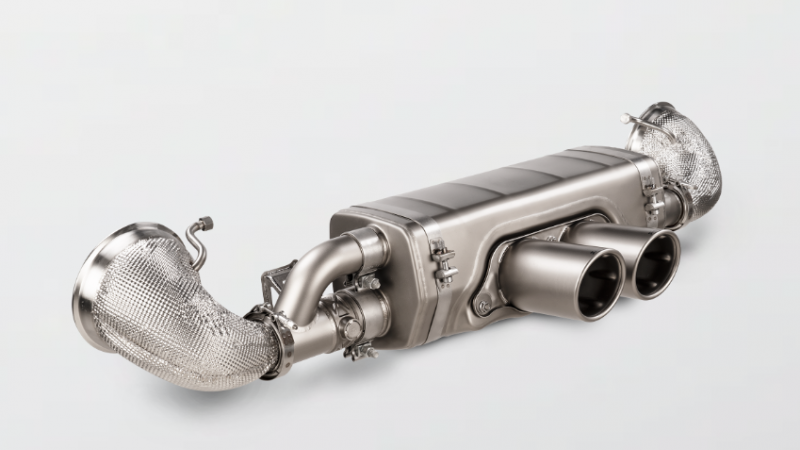 Photo of Akrapovic Titanium Slip-On Race Line Exhaust for the Porsche 992.1 GT3 RS/ S/T - Image 2